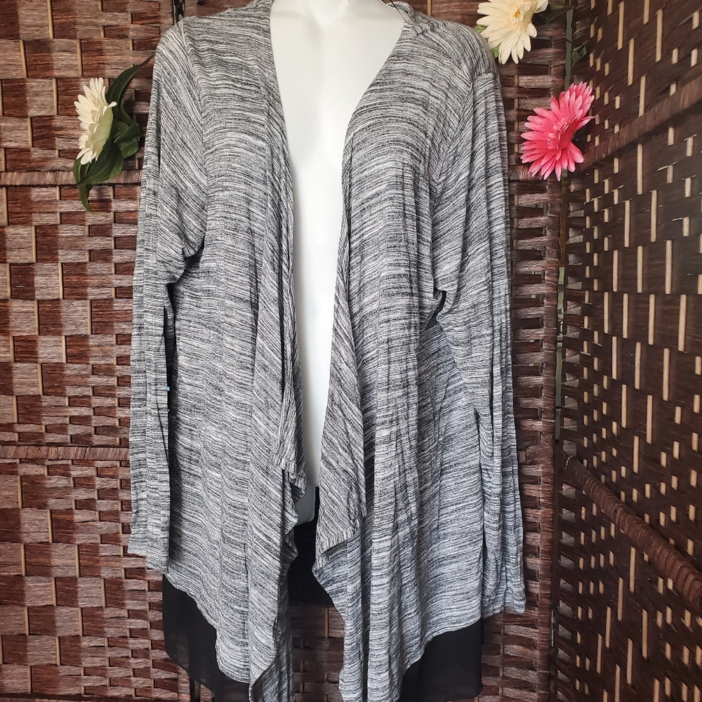 WORTHINGTON cardigan color Gray and black